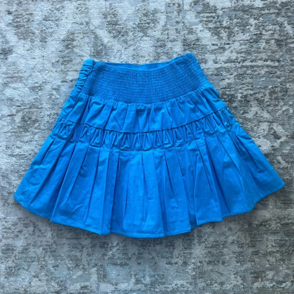 Ramy Brook Size XS Kimmy Skirt Lake Blue NWT